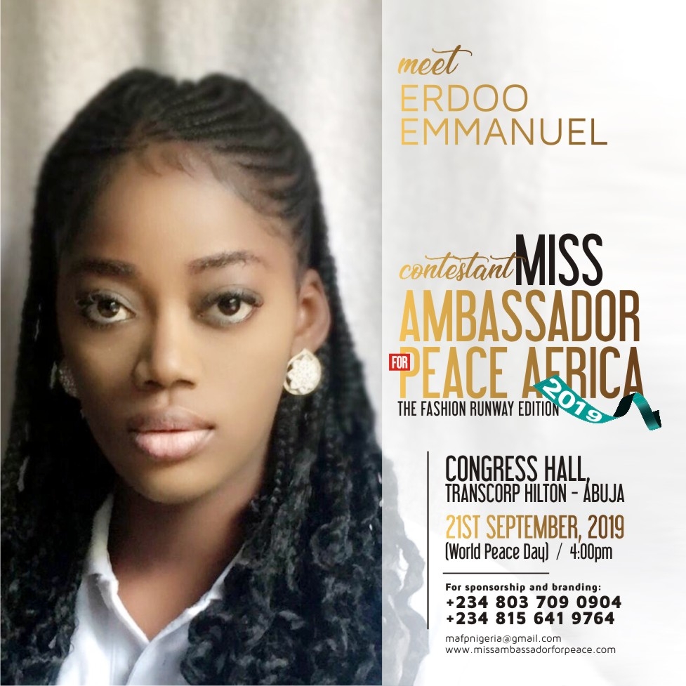 Credivote -miss ambassador for peace africa - Array
